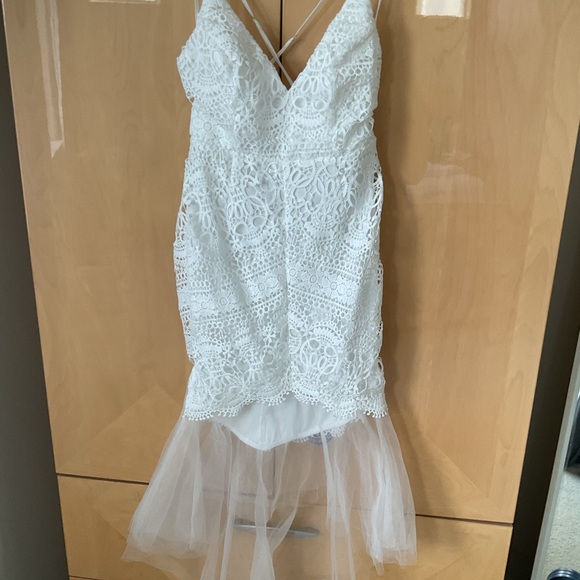 Selfie Leslie White Bridal Shower Dress - Picture 4 of 5